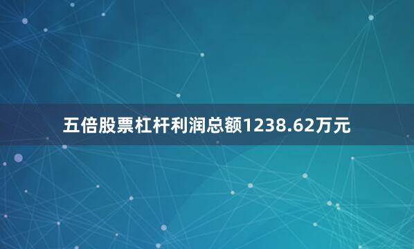 五倍股票杠杆利润总额1238.62万元